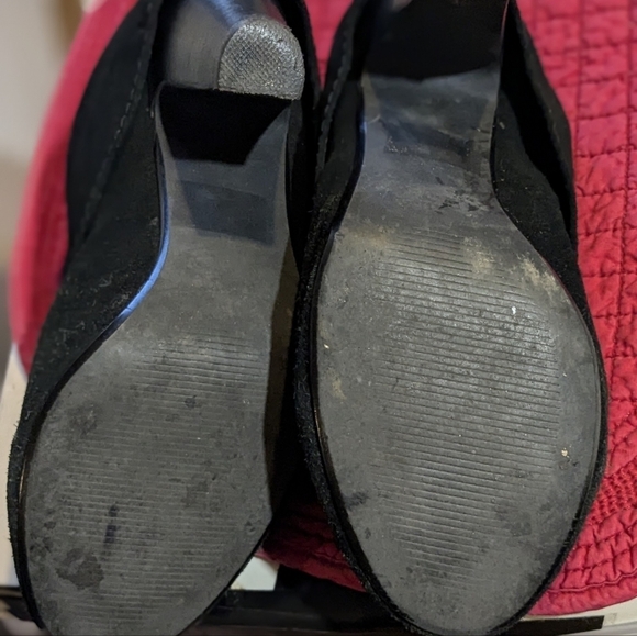 Steve Madden high heeled ankle bootie mules - Picture 5 of 7